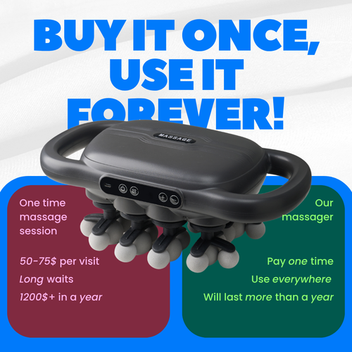 Vireo Matrix Multi-Head Percussion Massager